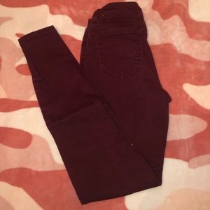 Blue spice skinny jeans